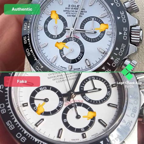 rolex daytona original vs replica|faux rolex watches for sale.